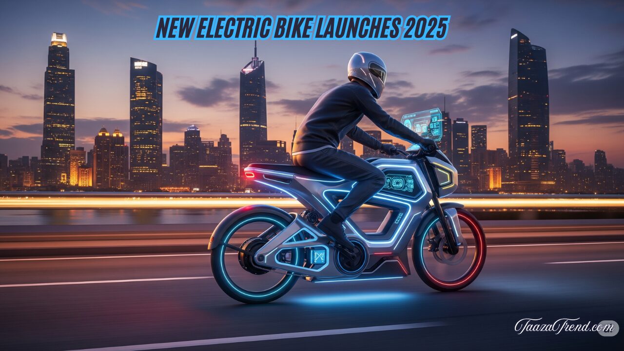 Electric bike launches in 2025 – new EV bikes with best range, top speed and futuristic design in India