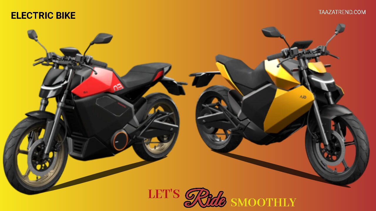 Ola Roadster Electric Bike 2025 with 248km range, 7-inch touch display, and futuristic design