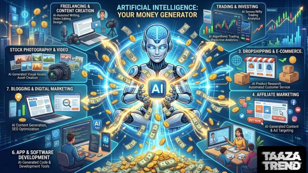 ai se paise kaise kamaye in hindi – AI earning ideas 2026