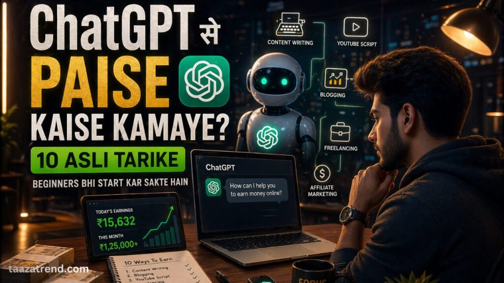 chatgpt se paise kaise kamaye guide