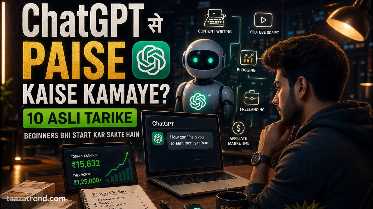 chatgpt se paise kaise kamaye guide
